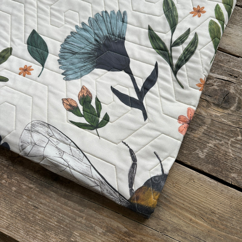 Bee And Botanicals Baby Quilt | Ready To Post