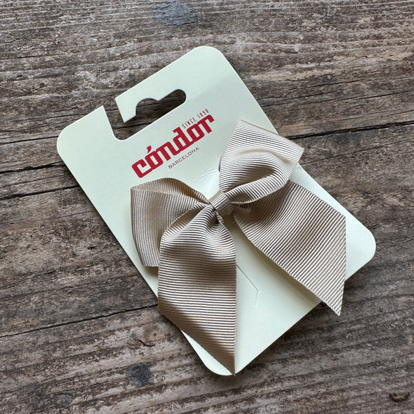 Grosgrain Hair Bow | Camel