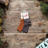 Cotton Rib Ankle Socks | Oxide
