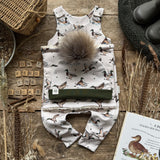 Cream Mallard Long Romper