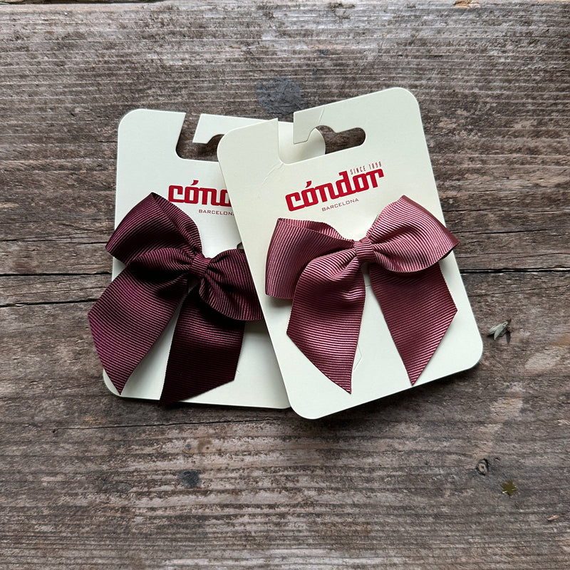 Grosgrain Hair Bow | Garnet