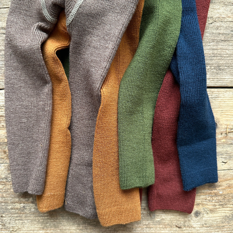 Merino Wool-Blend Leggings With Suspender | Oxide