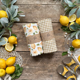 Lemony Lemons Organic Double Gauze Swaddle | BRAND NEW