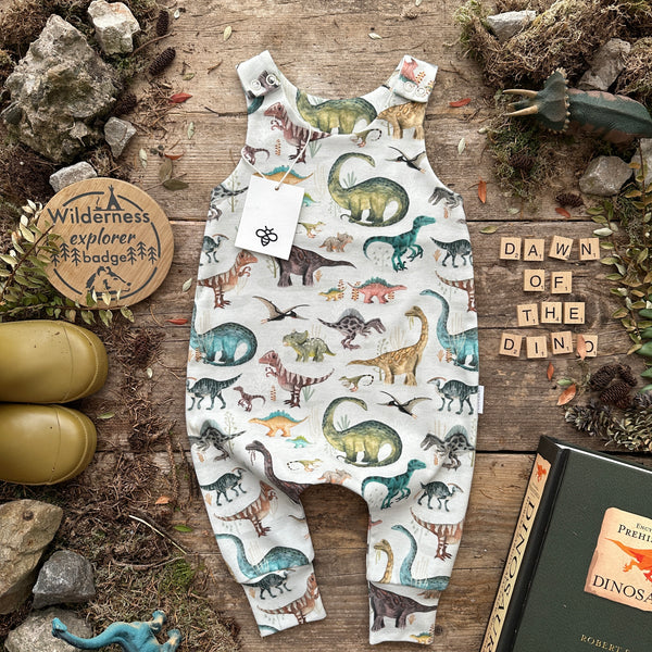 Dawn Of The Dino Long Romper