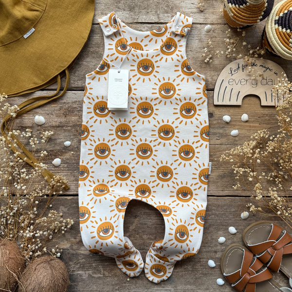Bohemian Eyes Footed Romper | Ready To Post