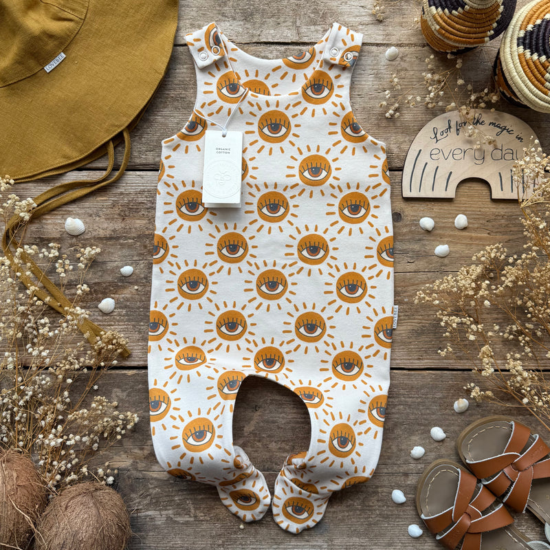 Bohemian Eyes Footed Romper | Ready To Post