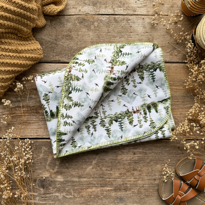Stag Mountain Eco Fleece Pram Blanket