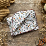 Sage Floral Eco Fleece Pram Blanket