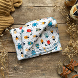 Beetles + Bugs Eco Fleece Pram Blanket