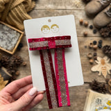 Circus Glitter Bow