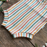 Wavy Stripes Bloomer Romper | Ready To Post