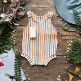 Wavy Stripes Bloomer Romper | Ready To Post
