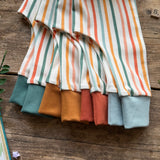 Wavy Stripes Short T-Shirt