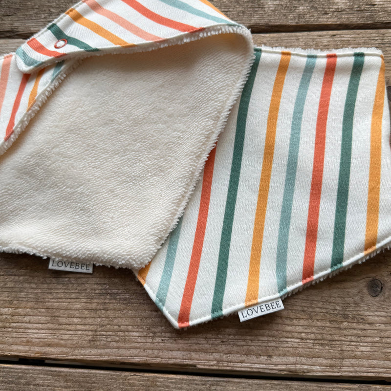 Wavy Stripes Dribble Bib