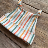Wavy Stripes Knotted Hats