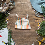 Wavy Stripes Knotted Hats