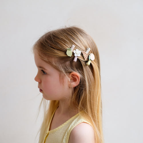 Peachy Citrus Mini Clips