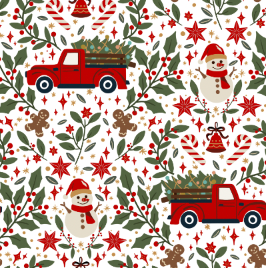 Holiday Truck Teddy Blanket