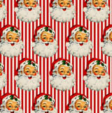 Red Santa Stripe Teddy Blanket