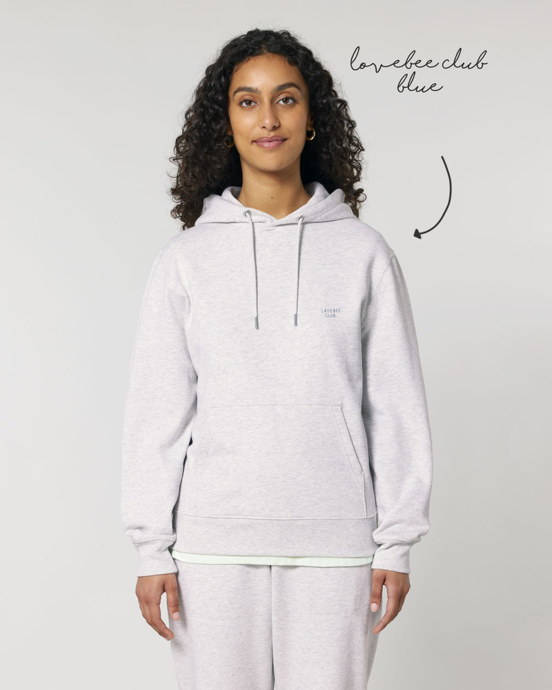 LoveBee Adult Hoodie | Grey Melange