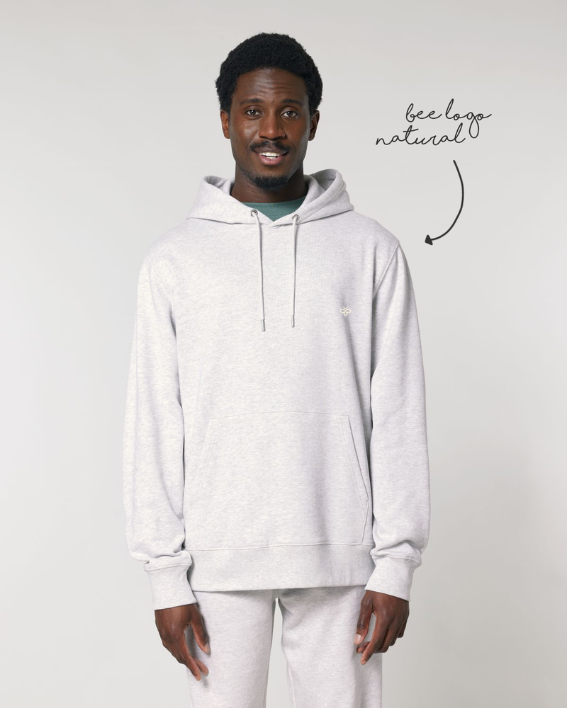 LoveBee Adult Hoodie | Grey Melange