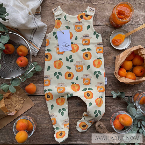 Apricot Jam Footed Romper | Ready To Post