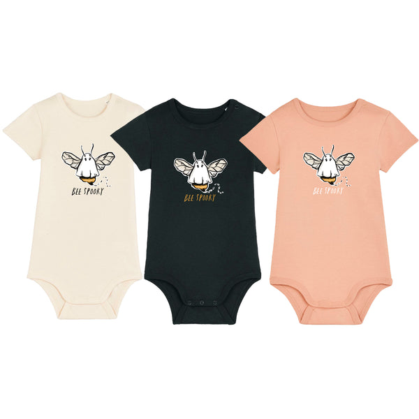 Bee Spooky Halloween Baby Tops