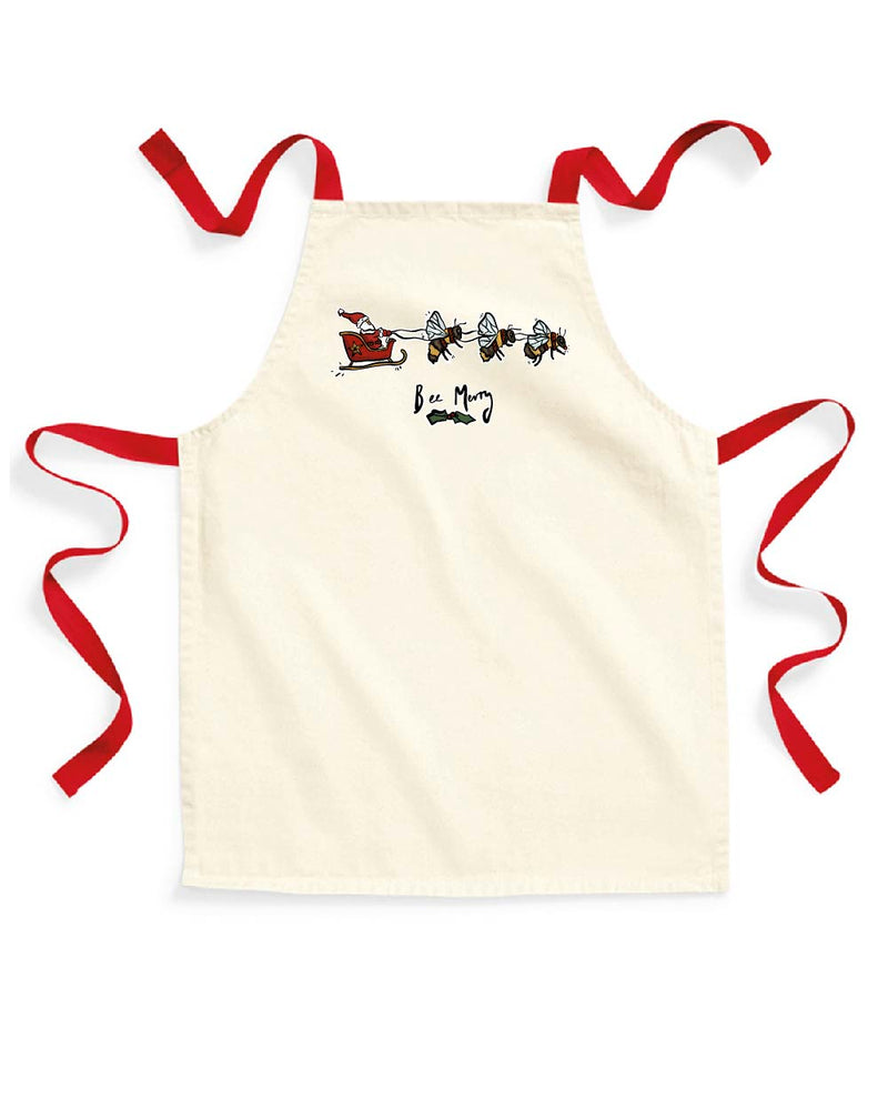 Bee Merry Fairtrade Cotton Junior Craft Apron