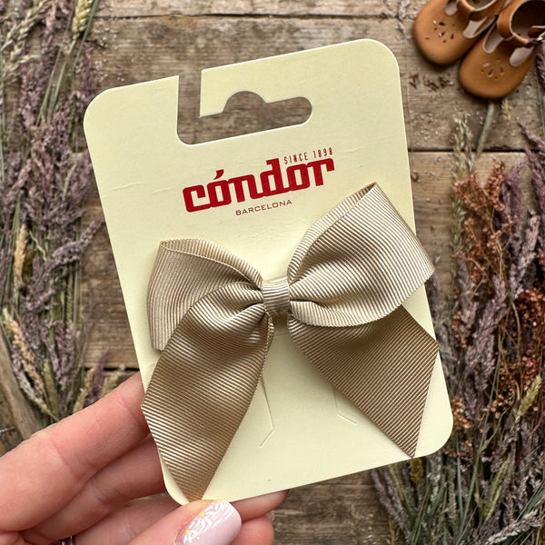 Grosgrain Hair Bow | Camel