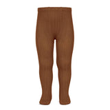 Cotton Rib Tights | Oxide