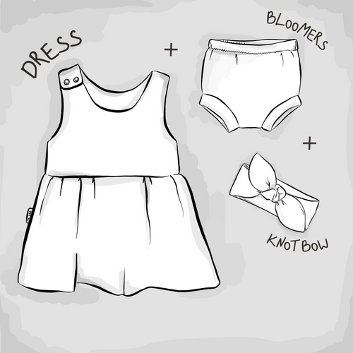 Coastal Stamps Dress Bundle