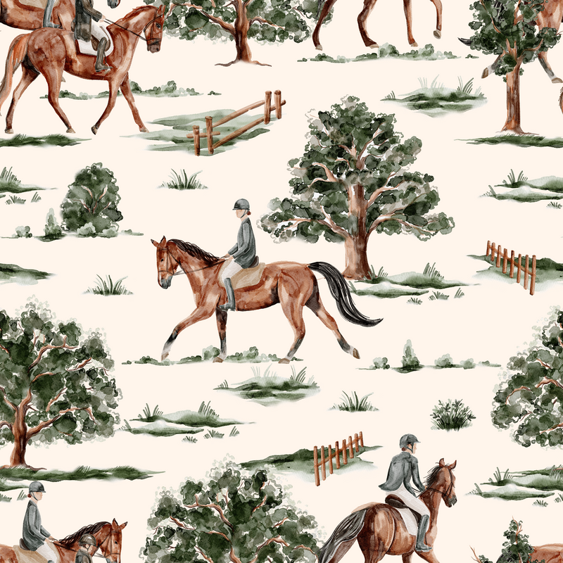 Equestrian Baby Quilt