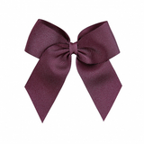 Grosgrain Hair Bow | Garnet