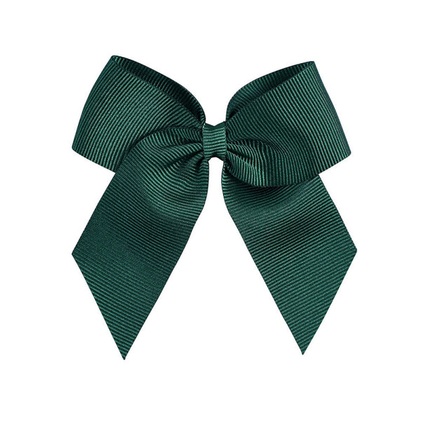 Grosgrain Hair Bow | Bottle Green