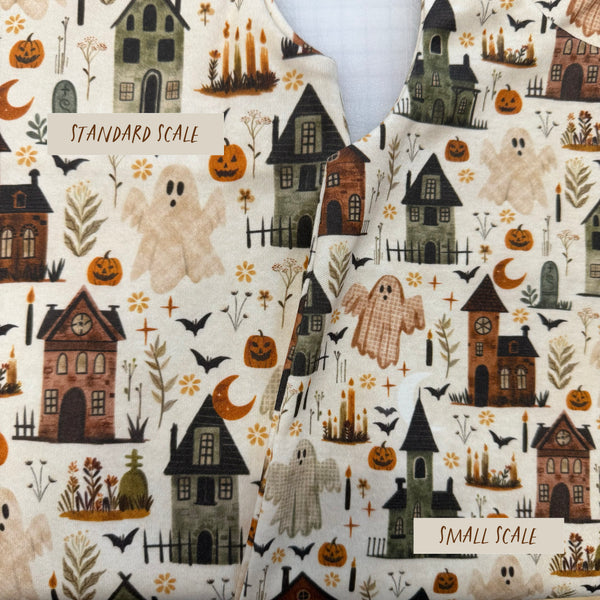 Haunted House (smaller scale print) Dress | Ready To Post