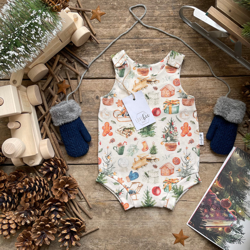 Winter Wonderland Bloomer Romper | Ready To Post
