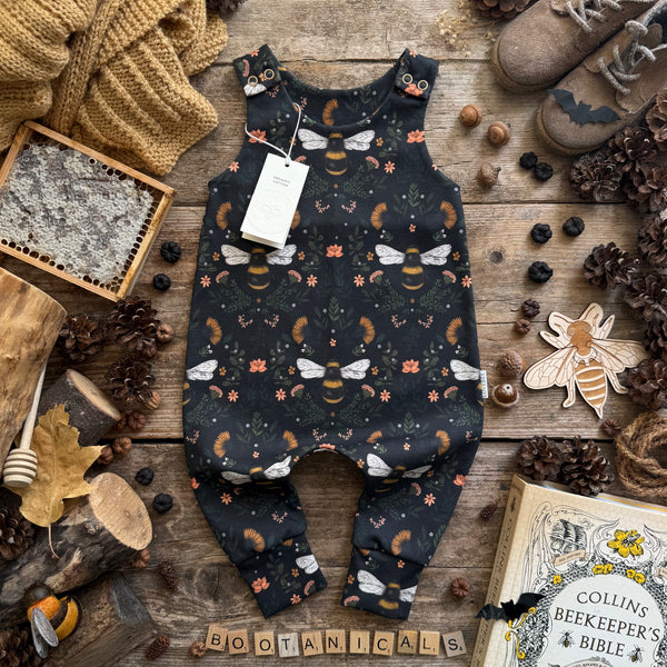 Dark Bee & Boo-tanicals Long Romper