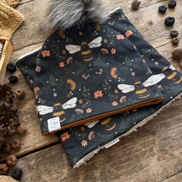 Dark Bee & Boo-tanicals Printed Snood
