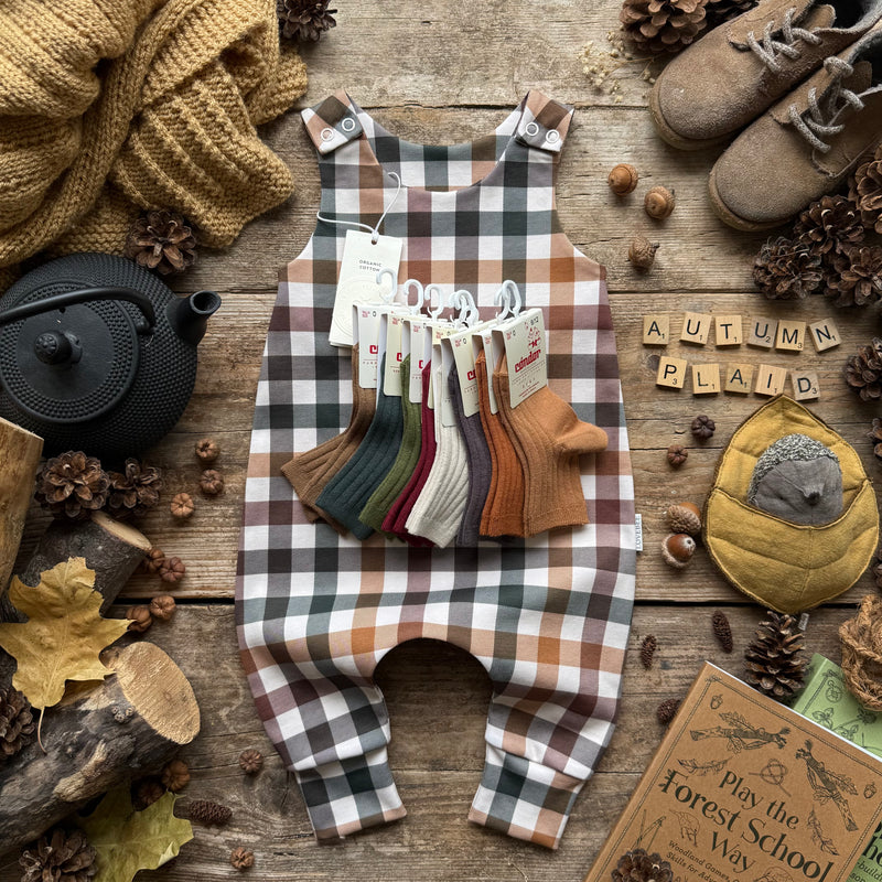 Autumn Plaid | Style With Bee | Socks