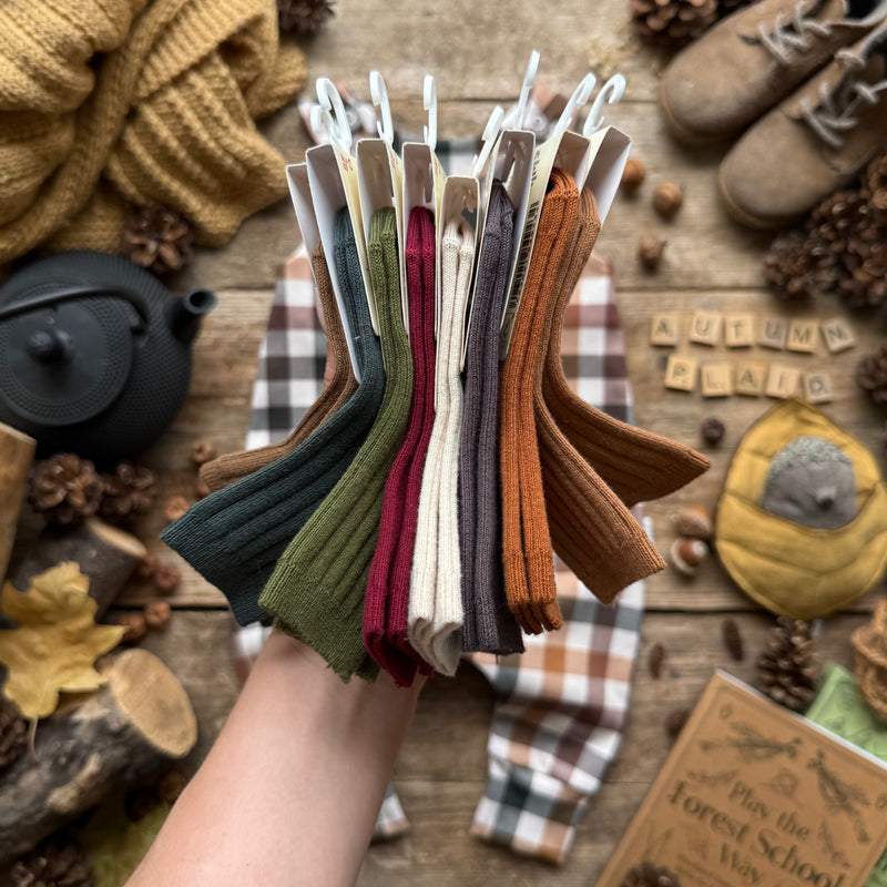 Autumn Plaid | Style With Bee | Socks