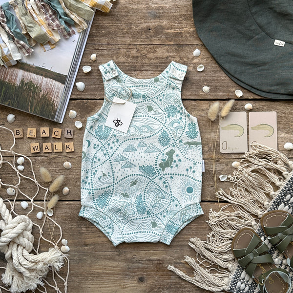 Beach Walk Bloomer Rompers | Ready To Post