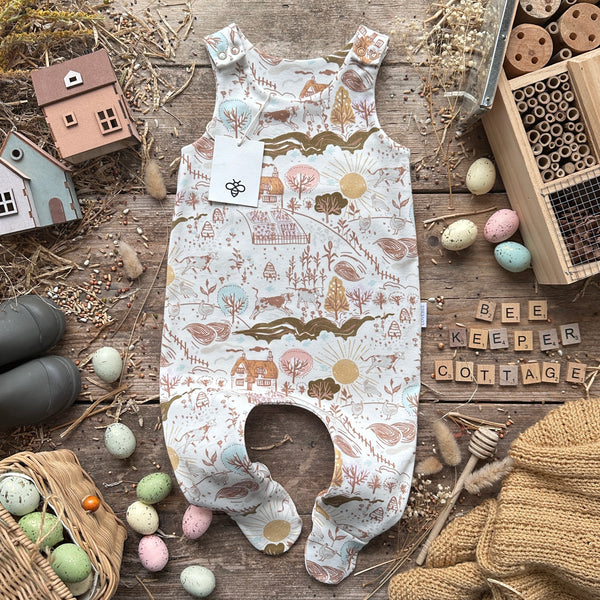 Beekeeper's Cottage Footed Romper