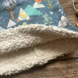Blue Fox Mountain Printed Snood