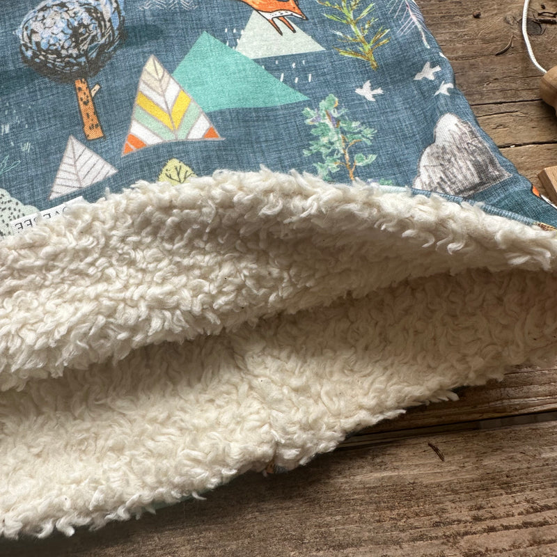 Blue Fox Mountain Printed Snood
