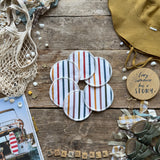 Boardwalk Stripe Breast Pads