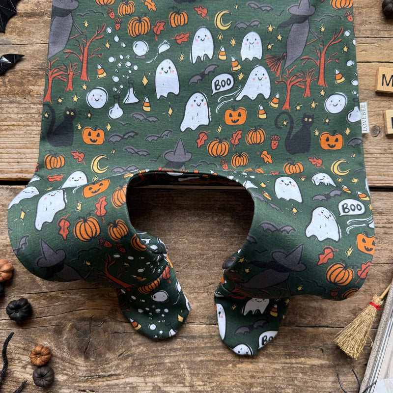 Midnight Mischief Footed Romper