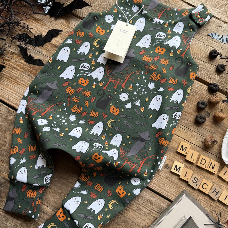 Midnight Mischief Long Romper