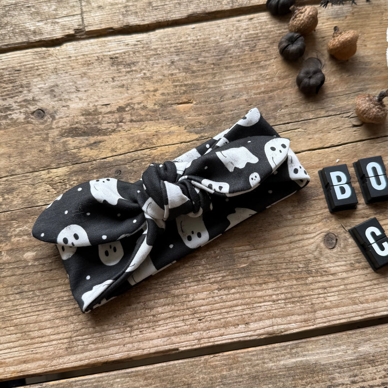 Boo Crew Knot Bow Headband