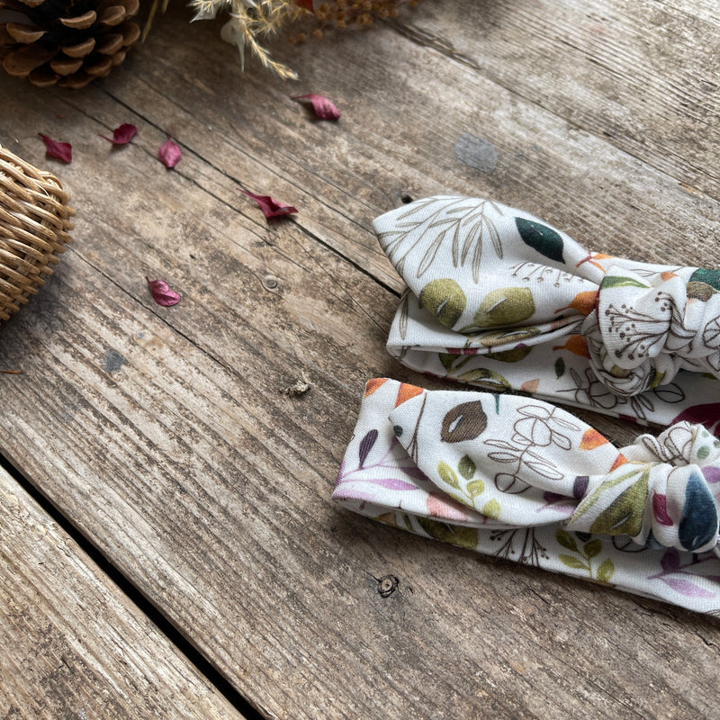 Botanical Sprigs Knot Bow Headband