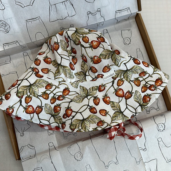 Strawberries Summer Hat